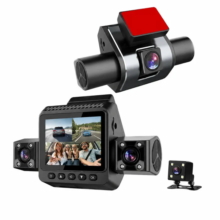 LF-9720 Araç Kamerası - Dört Lensli - GPS Dashcam WiFi Araç Kamerası