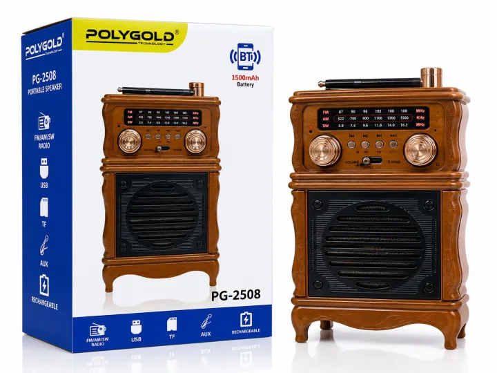 PG-2508 Bluetooth Nostalji Speaker